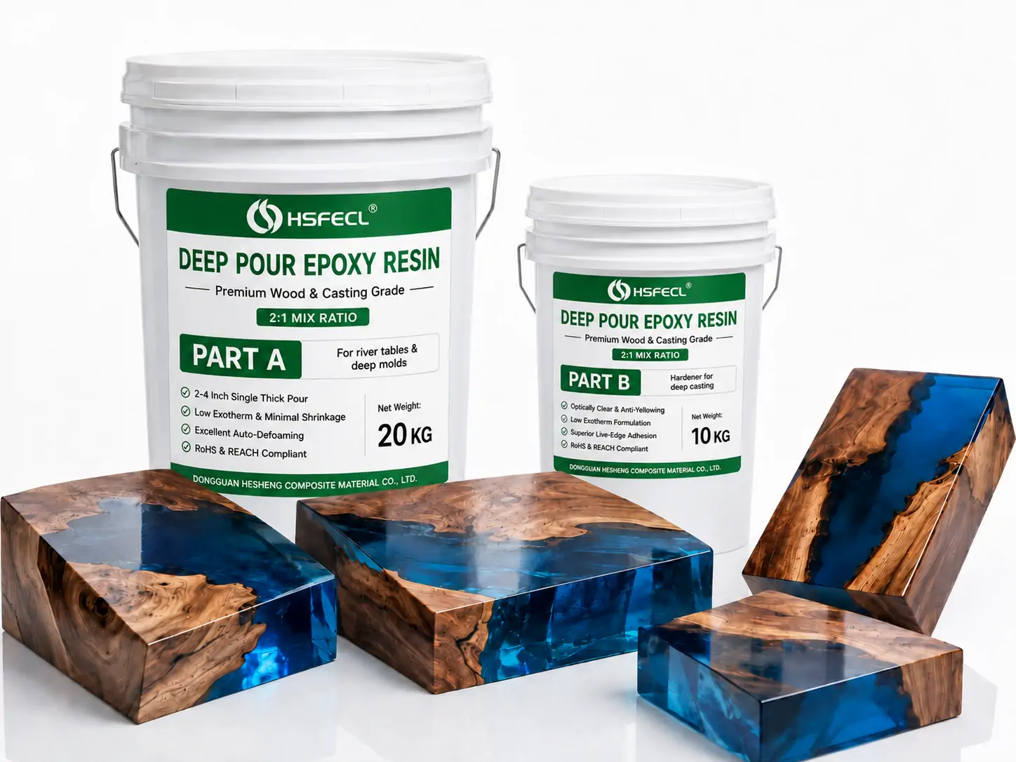 402AB river table epoxy product packaging for wood casting and large transparent pours